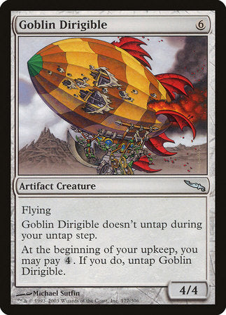 Goblin Dirigible [Mirrodin] | Cards and Coasters CA