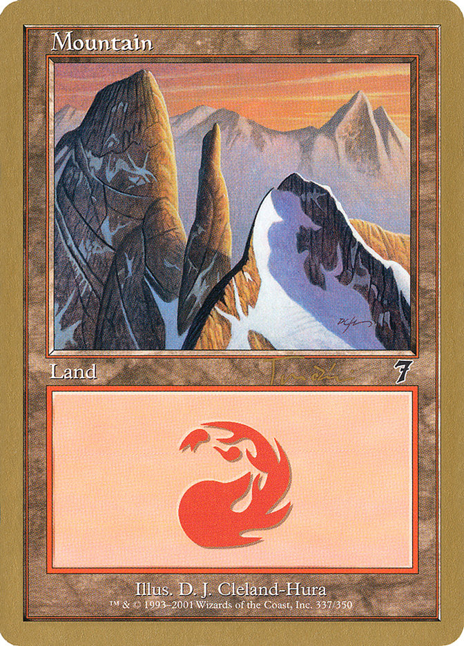 Mountain (jt337) (Jan Tomcani) [World Championship Decks 2001] | Cards and Coasters CA