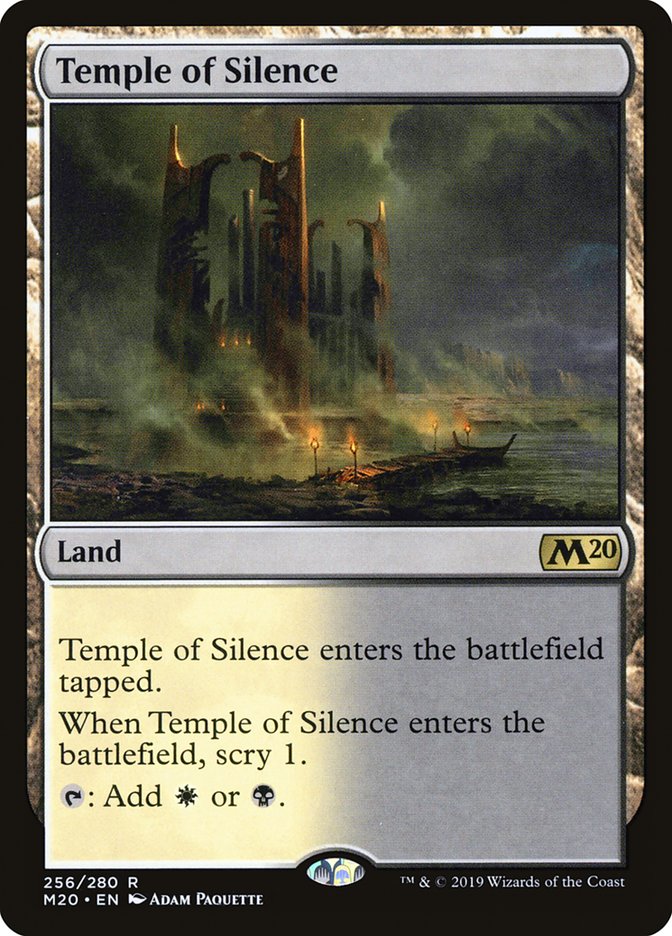 Temple of Silence [Core Set 2020] | Cards and Coasters CA