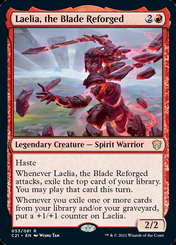 Laelia, the Blade Reforged [Commander 2021] | Cards and Coasters CA