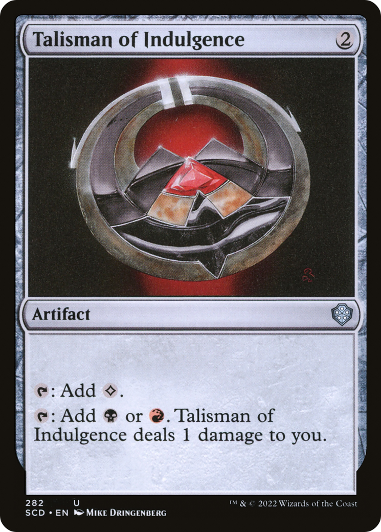 Talisman of Indulgence [Starter Commander Decks] | Cards and Coasters CA