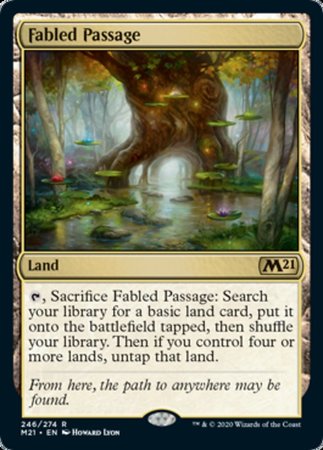 Fabled Passage [Core Set 2021] | Cards and Coasters CA