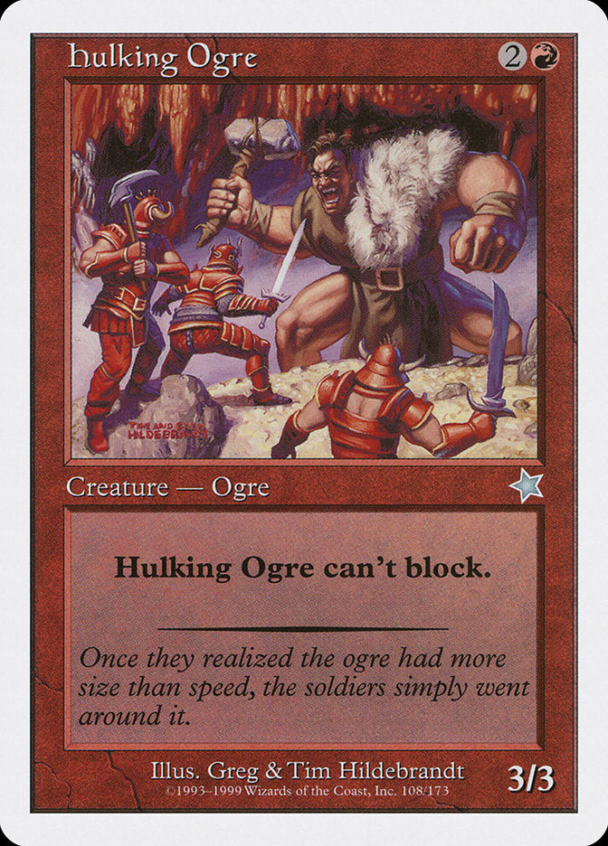 Hulking Ogre [Starter 1999] | Cards and Coasters CA