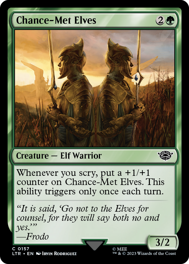Chance-Met Elves [The Lord of the Rings: Tales of Middle-Earth] | Cards and Coasters CA