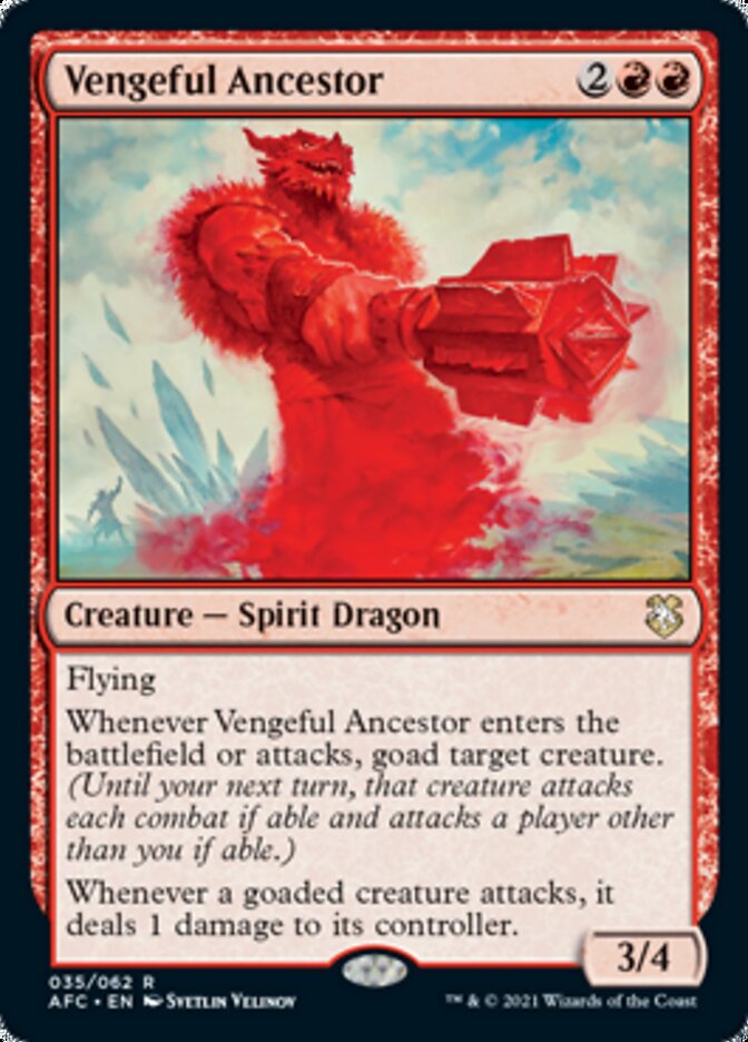 Vengeful Ancestor [Dungeons & Dragons: Adventures in the Forgotten Realms Commander] | Cards and Coasters CA