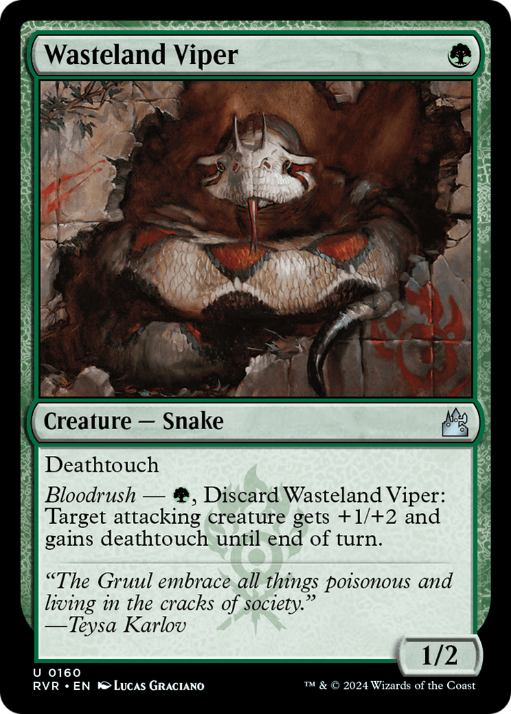Wasteland Viper [Ravnica Remastered] | Cards and Coasters CA