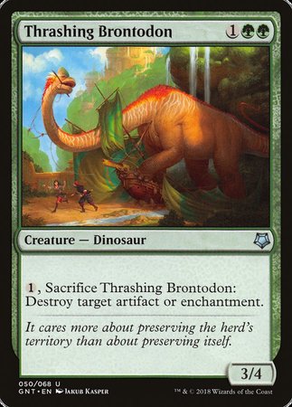 Thrashing Brontodon [Game Night] | Cards and Coasters CA