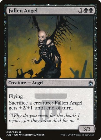 Fallen Angel [Masters 25] | Cards and Coasters CA