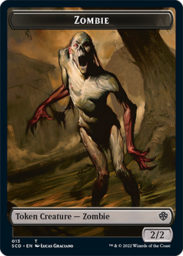 Ogre // Zombie Double-Sided Token [Starter Commander Decks] | Cards and Coasters CA