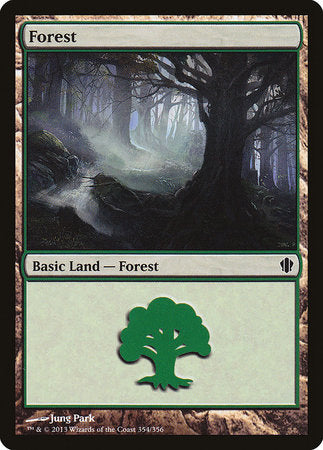 Forest (354) [Commander 2013] | Cards and Coasters CA