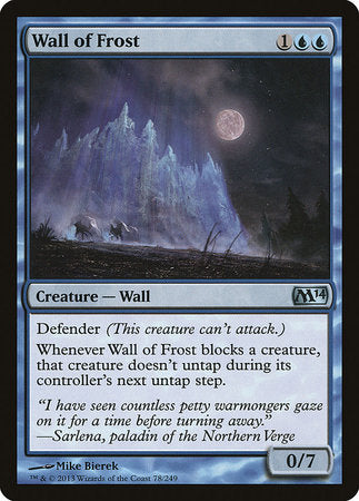 Wall of Frost [Magic 2014] | Cards and Coasters CA