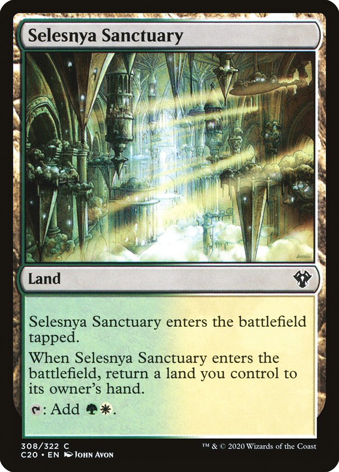 Selesnya Sanctuary [Commander 2020] | Cards and Coasters CA