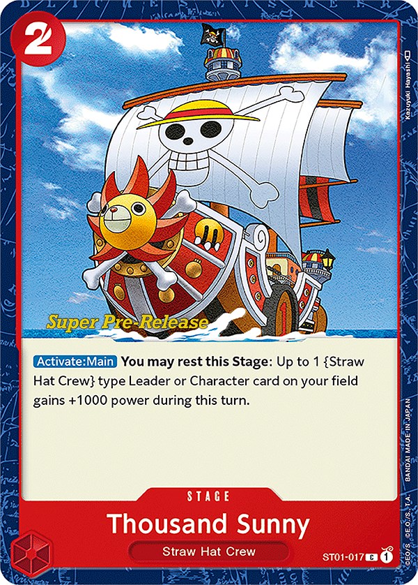 Thousand Sunny [Super Pre-Release Starter Deck: Straw Hat Crew] | Cards and Coasters CA