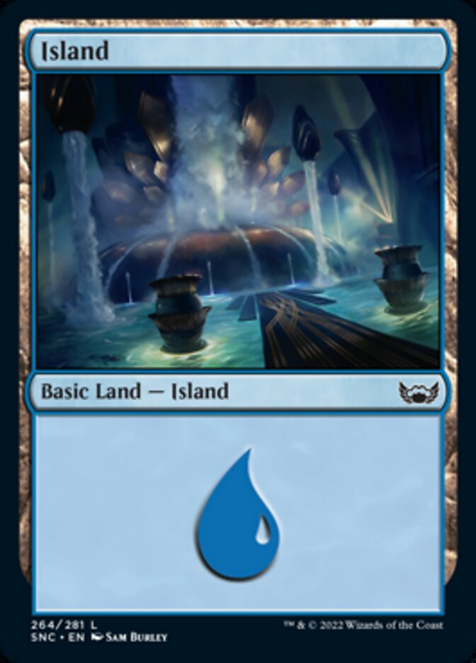 Island (264) [Streets of New Capenna] | Cards and Coasters CA