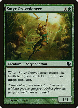 Satyr Grovedancer [Journey into Nyx] | Cards and Coasters CA