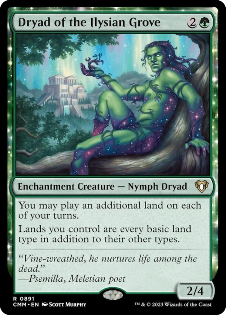Dryad of the Ilysian Grove [Commander Masters] | Cards and Coasters CA