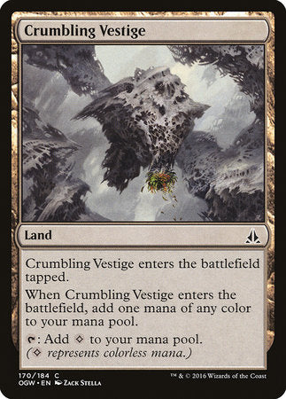 Crumbling Vestige [Oath of the Gatewatch] | Cards and Coasters CA