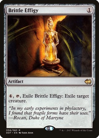 Brittle Effigy [Duel Decks: Merfolk vs. Goblins] | Cards and Coasters CA
