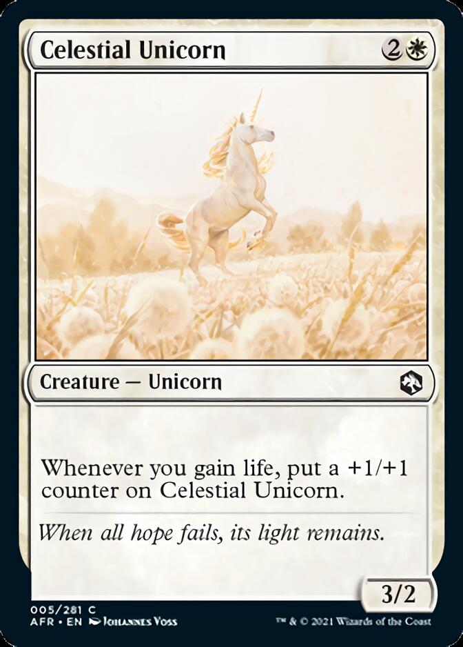 Celestial Unicorn [Dungeons & Dragons: Adventures in the Forgotten Realms] | Cards and Coasters CA