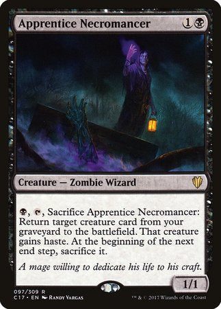Apprentice Necromancer [Commander 2017] | Cards and Coasters CA
