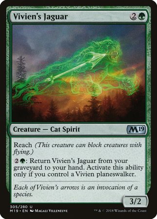 Vivien's Jaguar [Core Set 2019] | Cards and Coasters CA