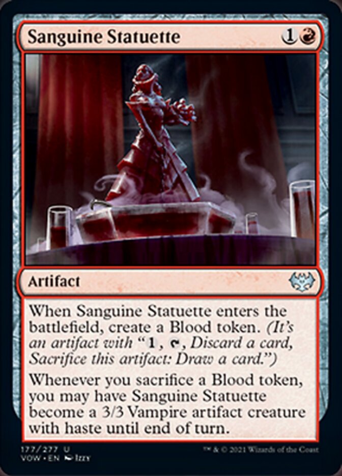 Sanguine Statuette [Innistrad: Crimson Vow] | Cards and Coasters CA