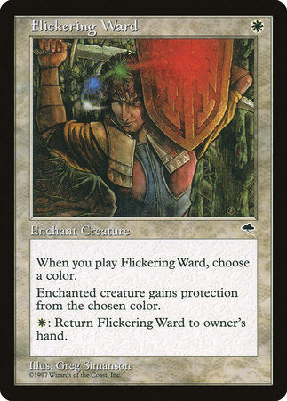 Flickering Ward [Tempest] | Cards and Coasters CA