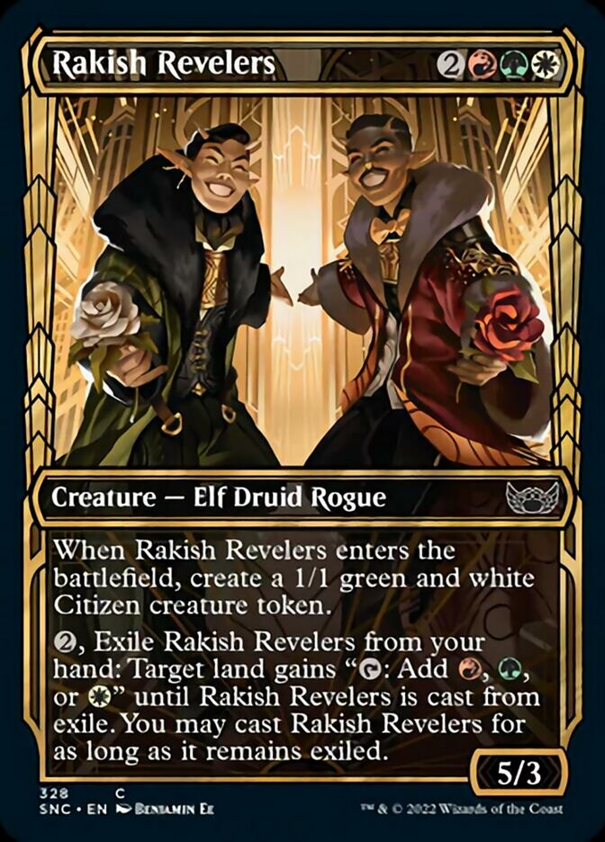 Rakish Revelers (Showcase Golden Age) [Streets of New Capenna] | Cards and Coasters CA