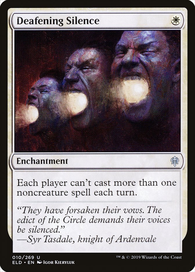 Deafening Silence [Throne of Eldraine] | Cards and Coasters CA