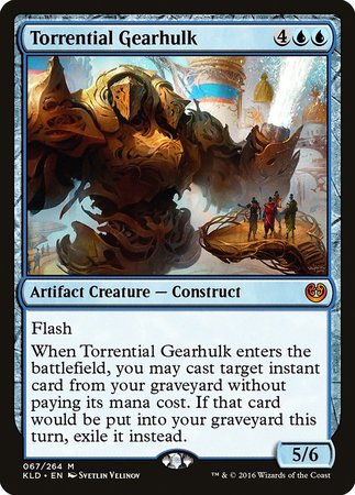 Torrential Gearhulk [Kaladesh] | Cards and Coasters CA