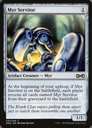 Myr Servitor [Ultimate Masters] | Cards and Coasters CA
