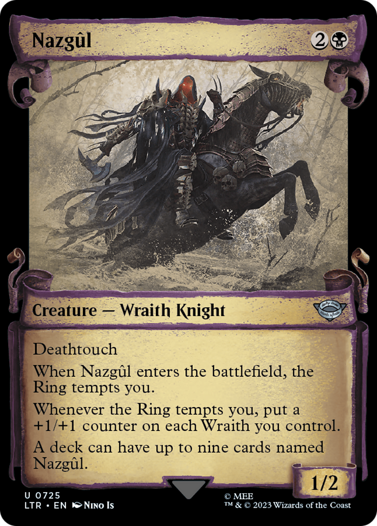 Nazgul (0725) [The Lord of the Rings: Tales of Middle-Earth Showcase Scrolls] | Cards and Coasters CA