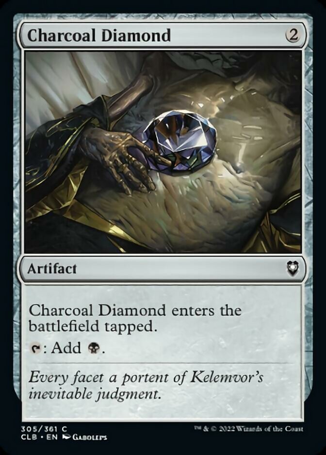 Charcoal Diamond [Commander Legends: Battle for Baldur's Gate] | Cards and Coasters CA