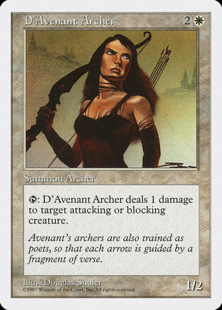 D'Avenant Archer [Fifth Edition] | Cards and Coasters CA