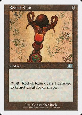 Rod of Ruin [Classic Sixth Edition] | Cards and Coasters CA