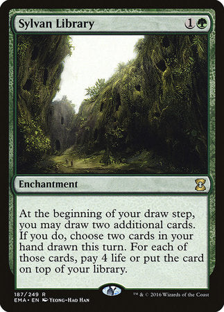 Sylvan Library [Eternal Masters] | Cards and Coasters CA