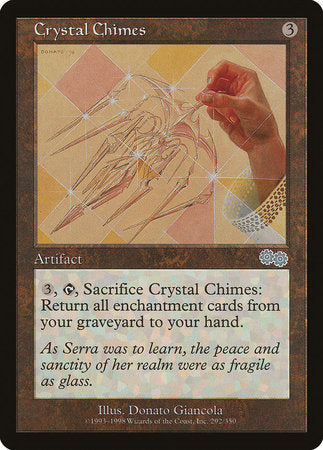 Crystal Chimes [Urza's Saga] | Cards and Coasters CA