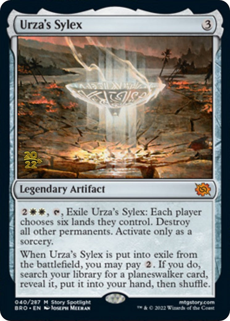 Urza's Sylex [The Brothers' War: Prerelease Promos] | Cards and Coasters CA