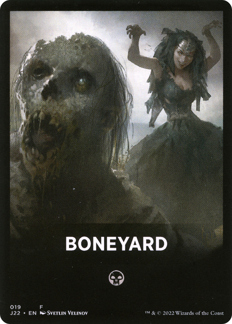 Boneyard Theme Card [Jumpstart 2022 Front Cards] | Cards and Coasters CA