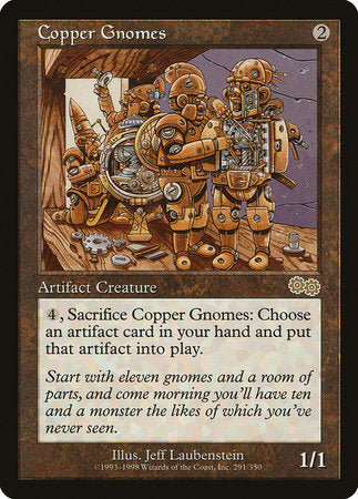 Copper Gnomes [Urza's Saga] | Cards and Coasters CA