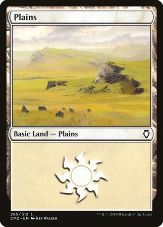 Plains (285) [Commander Anthology Volume II] | Cards and Coasters CA