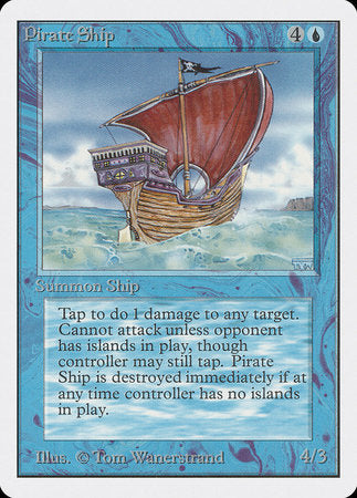 Pirate Ship [Unlimited Edition] | Cards and Coasters CA