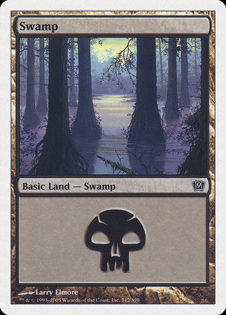 Swamp (342) [Ninth Edition] | Cards and Coasters CA