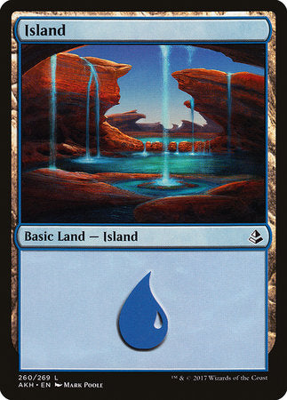 Island (260) [Amonkhet] | Cards and Coasters CA