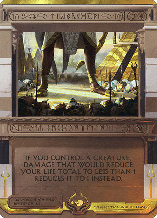 Worship [Amonkhet Invocations] | Cards and Coasters CA