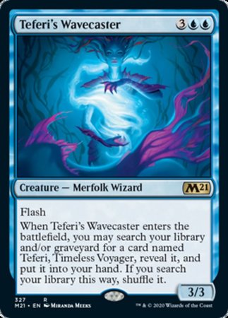 Teferi's Wavecaster [Core Set 2021] | Cards and Coasters CA