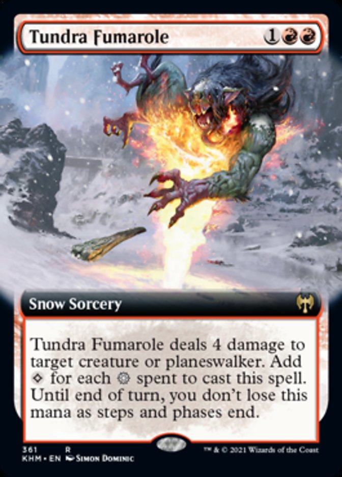 Tundra Fumarole (Extended Art) [Kaldheim] | Cards and Coasters CA