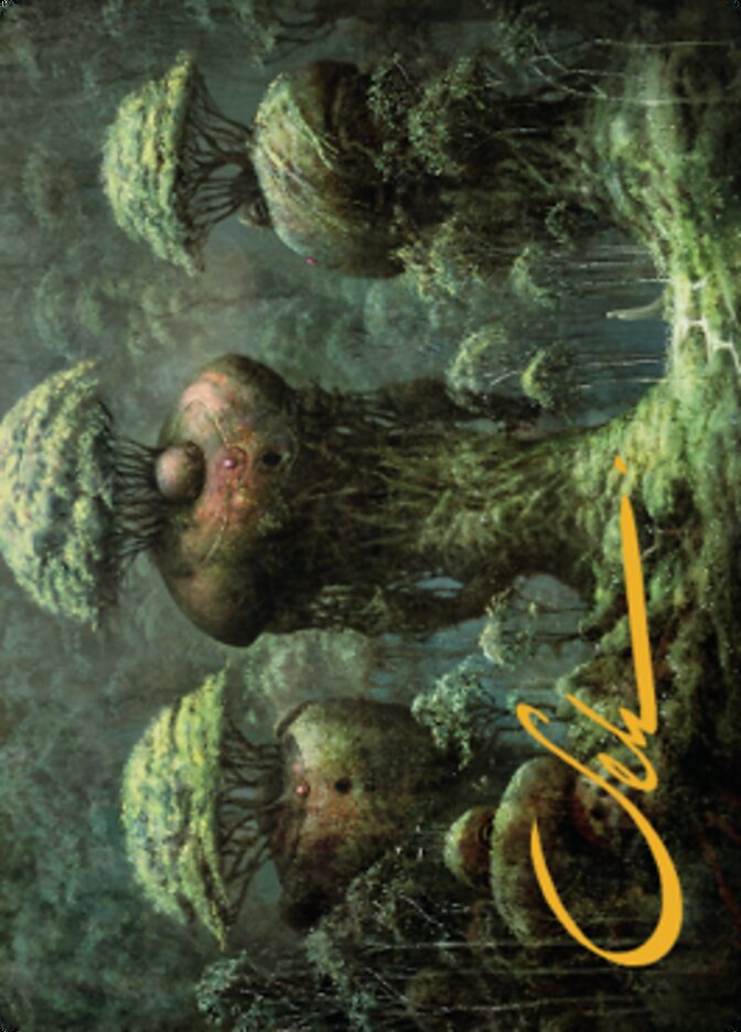 Forest Art Card (Gold-Stamped Signature) [Dominaria United Art Series] | Cards and Coasters CA