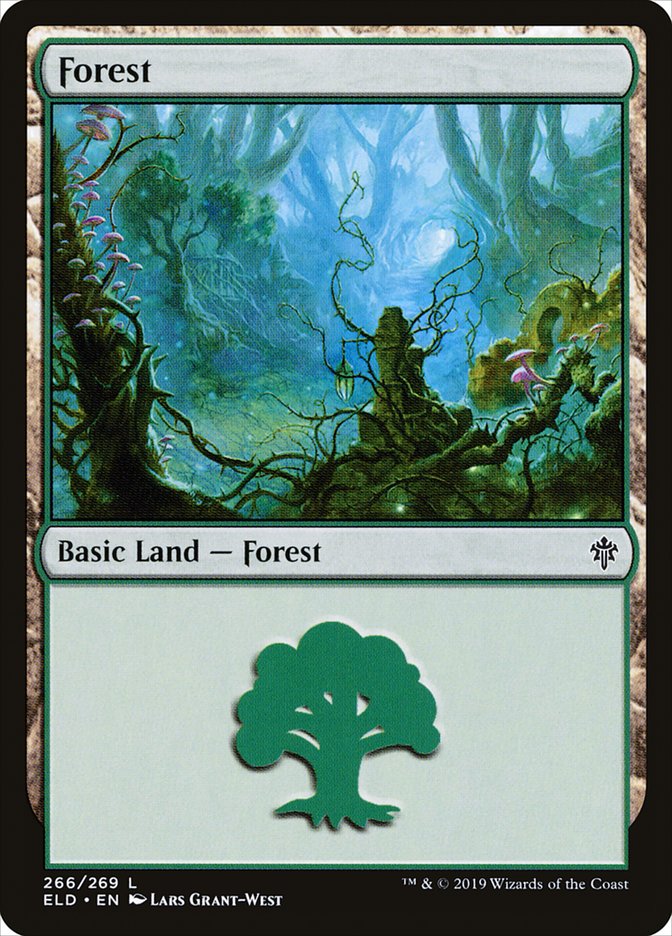 Forest [Throne of Eldraine] | Cards and Coasters CA