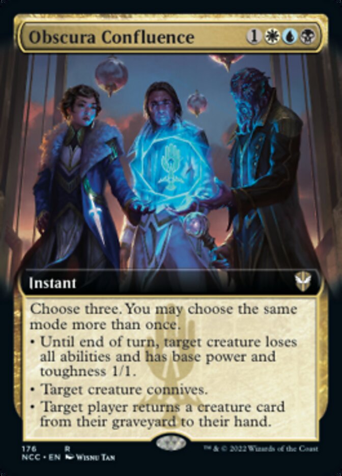 Obscura Confluence (Extended Art) [Streets of New Capenna Commander] | Cards and Coasters CA